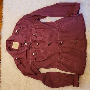 Women's Altard State Denim Plum Jacket Size Medium